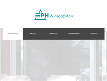 Tablet Screenshot of ph-wintergarten.de